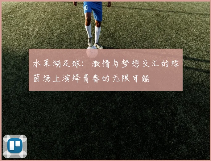 水果湖足球：激情与梦想交汇的绿茵场上演绎青春的无限可能